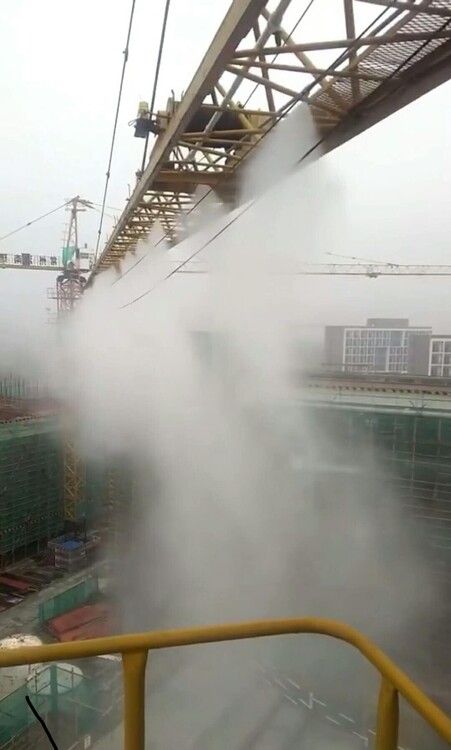 金華120米塔吊噴淋 建筑工地自動噴霧系統的智慧解決新方案
